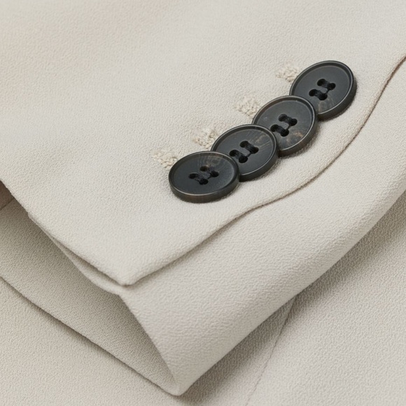 H&M Single-Breasted Jacket in Light Beige - Picture 4 of 10